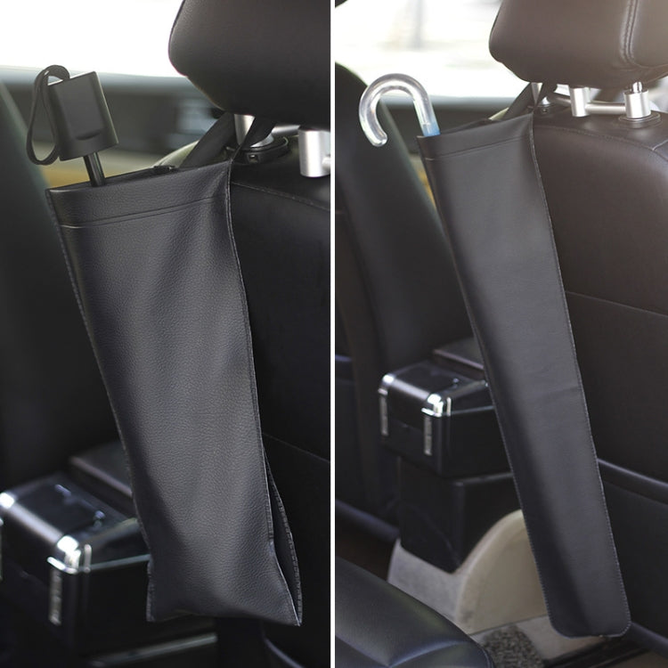 Borsa portaoggetti impermeabile pieghevole per copertura ombrello per auto, Black