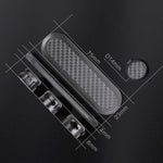 Scatola portaoggetti per cavo con morsetto magnetico in fibra di carbonio per auto Organizzatore creativo per hub desktop, Desktop Hub Organizer