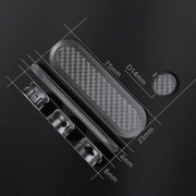 Scatola portaoggetti per cavo con morsetto magnetico in fibra di carbonio per auto Organizzatore creativo per hub desktop, Desktop Hub Organizer