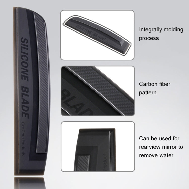 Raschietto per acqua a forma di I per pulizia auto in silicone, I-shaped Water Scraper