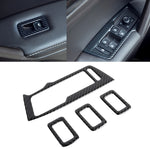 Adesivo decorativo per pannello sollevatore in vetro per finestrini in fibra di carbonio per auto per Volkswagen Tiguan L, Window Glass Lifter
