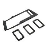 Adesivo decorativo per pannello sollevatore in vetro per finestrini in fibra di carbonio per auto per Volkswagen Tiguan L, Window Glass Lifter