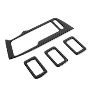 Adesivo decorativo per pannello sollevatore in vetro per finestrini in fibra di carbonio per auto per Volkswagen Tiguan L, Window Glass Lifter