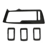 Adesivo decorativo per pannello sollevatore in vetro per finestrini in fibra di carbonio per auto per Volkswagen Tiguan L, Window Glass Lifter
