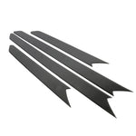 Adesivo decorativo per pannello porta in fibra di carbonio per Volkswagen Tiguan L, Door Panel