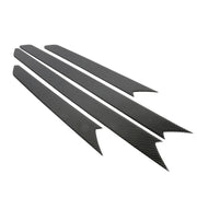 Adesivo decorativo per pannello porta in fibra di carbonio per Volkswagen Tiguan L, Door Panel