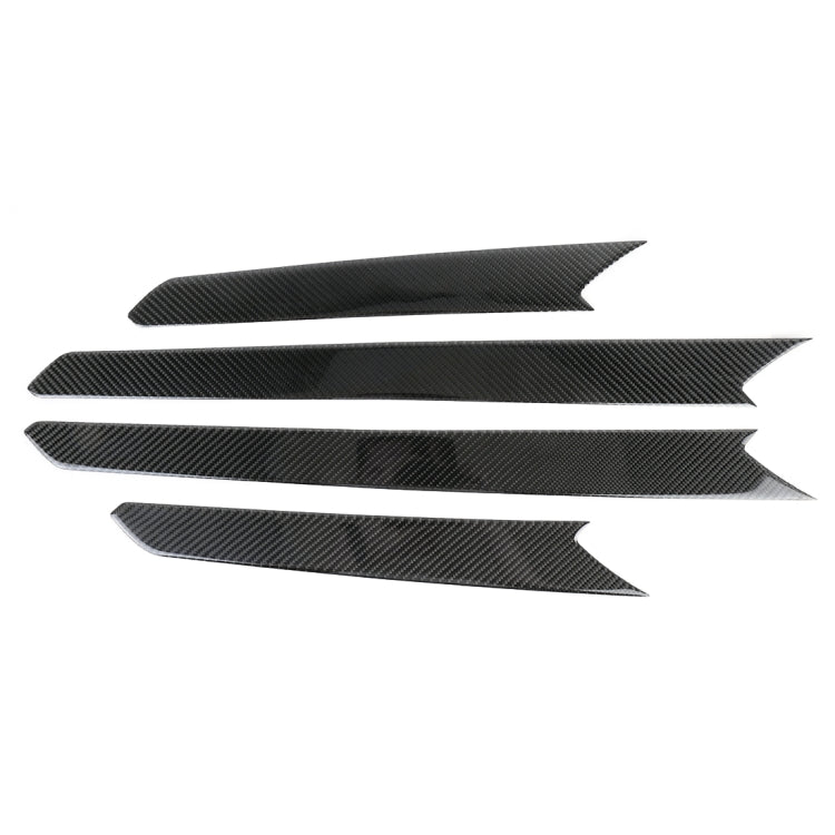 Adesivo decorativo per pannello porta in fibra di carbonio per Volkswagen Tiguan L, Door Panel