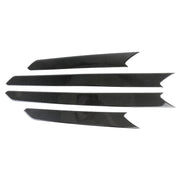 Adesivo decorativo per pannello porta in fibra di carbonio per Volkswagen Tiguan L, Door Panel