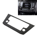Adesivo decorativo per telaio di navigazione in fibra di carbonio per auto per Volkswagen Tiguan L, configurazione bassa, Navigation Frame, Low Configuration