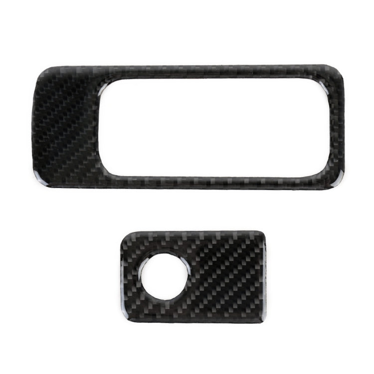 Adesivo decorativo per maniglia portaoggetti per sedile passeggero anteriore in fibra di carbonio per auto per Volkswagen Tiguan L, Front Passenger Seat Storage Handle