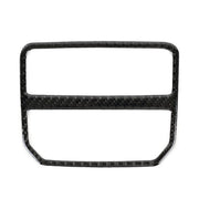 Adesivo decorativo per telaio uscita aria posteriore in fibra di carbonio per auto per Volkswagen Tiguan L, Rear Air Outlet