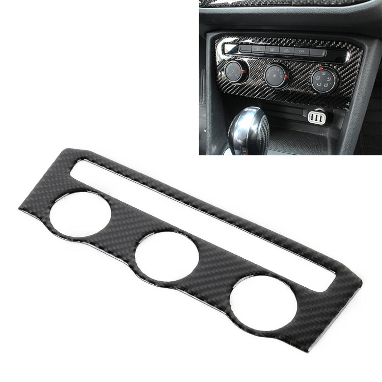 Adesivo decorativo per pannello aria condizionata in fibra di carbonio per auto per Volkswagen Tiguan L, configurazione bassa, Air Conditioning Panel, Low Configuration