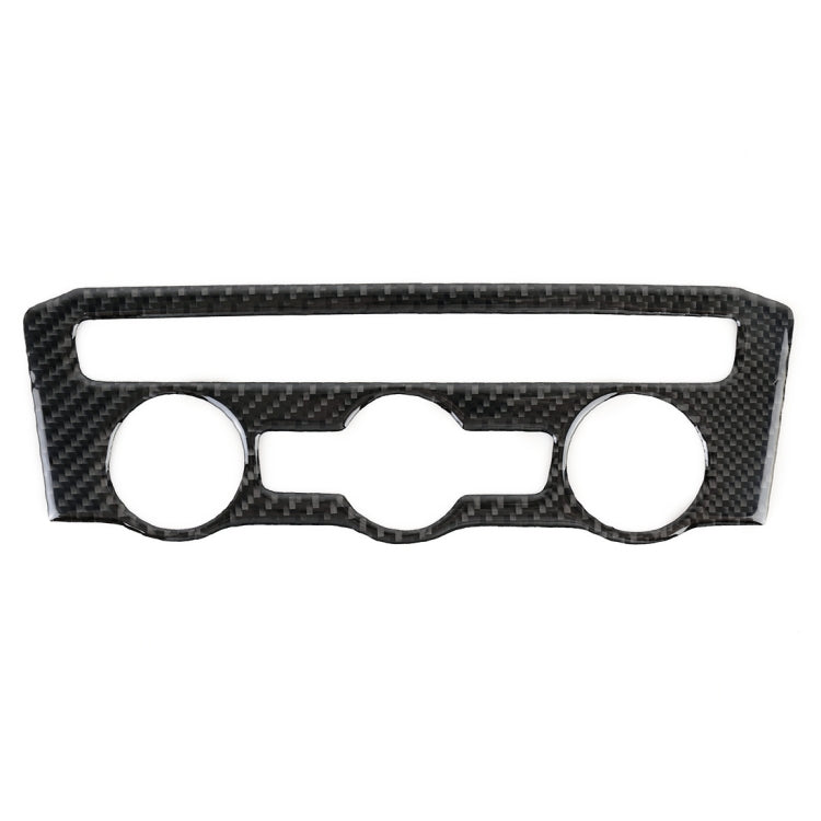Adesivo decorativo per pannello aria condizionata in fibra di carbonio per auto per Volkswagen Tiguan L, configurazione alta, Air Conditioning Panel, High Configuration