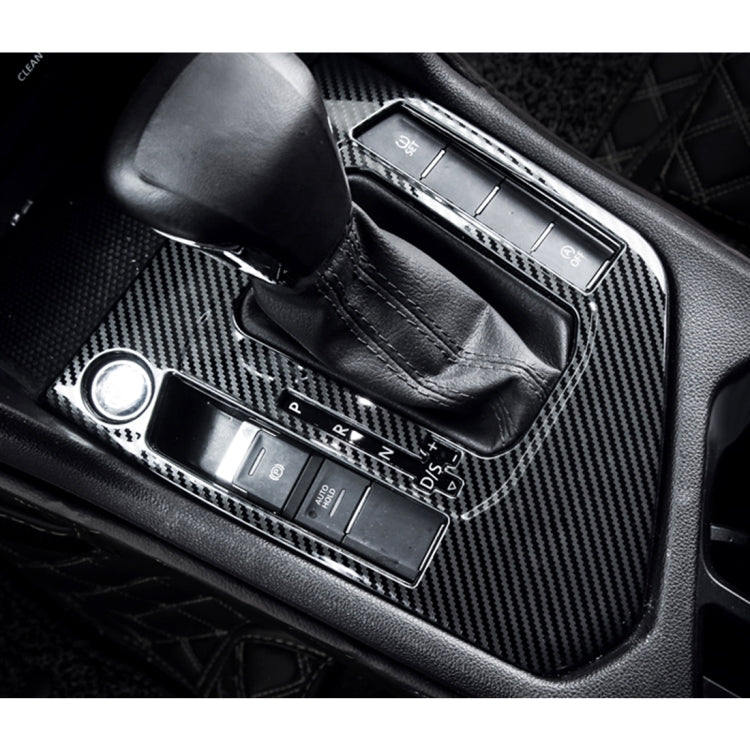 Adesivo decorativo per pannello cambio in fibra di carbonio per auto per Volkswagen Tiguan L, Gear Shift Panel
