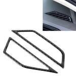 Adesivo decorativo per cornice presa d'aria per cruscotto in fibra di carbonio per auto per Volkswagen Tiguan L, Dashboard Air Outlet