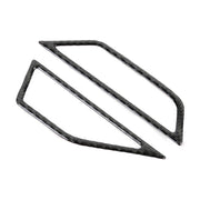 Adesivo decorativo per cornice presa d'aria per cruscotto in fibra di carbonio per auto per Volkswagen Tiguan L, Dashboard Air Outlet
