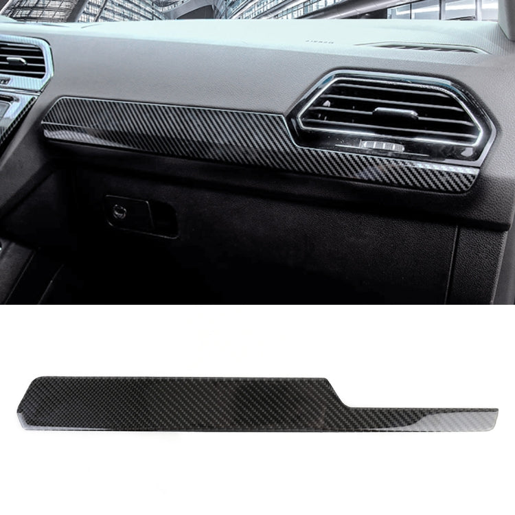 Striscia decorativa per cruscotto in fibra di carbonio per Volkswagen Tiguan L, Dashboard