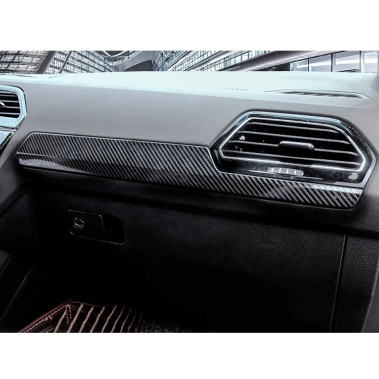 Striscia decorativa per cruscotto in fibra di carbonio per Volkswagen Tiguan L, Dashboard