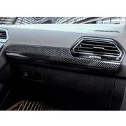Striscia decorativa per cruscotto in fibra di carbonio per Volkswagen Tiguan L, Dashboard