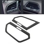 Adesivo decorativo per telaio uscita aria laterale con controllo centrale in fibra di carbonio per Volkswagen Tiguan L, Central Control Side Air Outlet