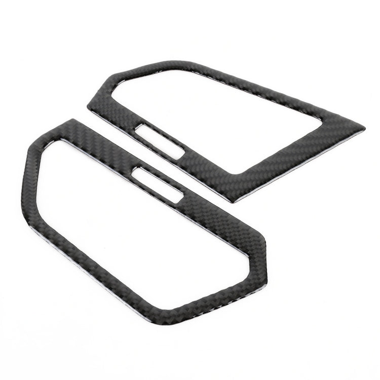 Adesivo decorativo per telaio uscita aria laterale con controllo centrale in fibra di carbonio per Volkswagen Tiguan L, Central Control Side Air Outlet