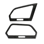 Adesivo decorativo per telaio uscita aria laterale con controllo centrale in fibra di carbonio per Volkswagen Tiguan L, Central Control Side Air Outlet