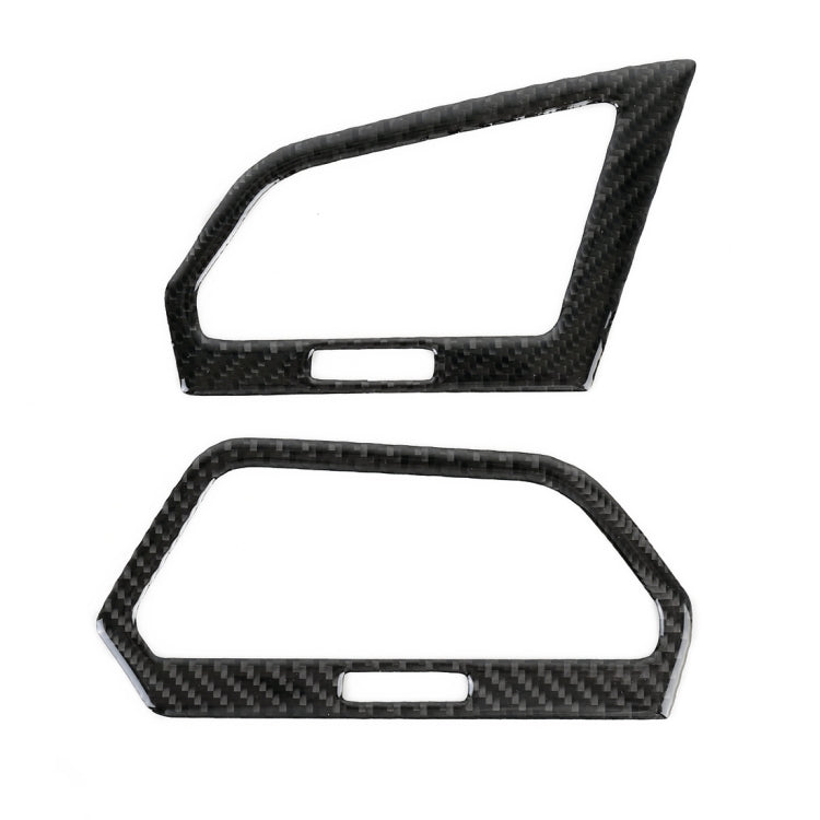 Adesivo decorativo per telaio uscita aria laterale con controllo centrale in fibra di carbonio per Volkswagen Tiguan L, Central Control Side Air Outlet