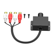 Manopola del volume audio del pannello modificato per auto universale Testa RCA Manopola di controllo del volume audio Regolatore del volume, Volume Adjuster