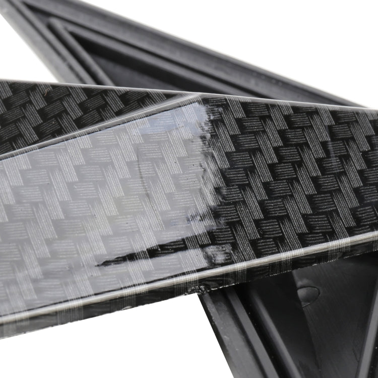 Adesivo per ala laterale parafango modificato Adesivo decorativo per carrozzeria con branchia di squalo laterale lama per Honda Civic di decima generazione, fibra di carbonio, Carbon Fiber