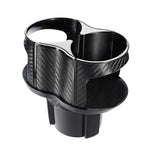 Portabevande portabicchieri regolabile con base per auto multifunzionale, 2 in 1 Drink Holder