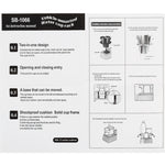 Portabevande portabicchieri regolabile con base per auto multifunzionale, 2 in 1 Drink Holder