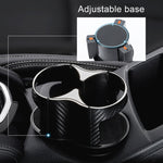 Portabevande portabicchieri regolabile con base per auto multifunzionale, 2 in 1 Drink Holder