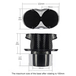 Portabevande portabicchieri regolabile con base per auto multifunzionale, 2 in 1 Drink Holder