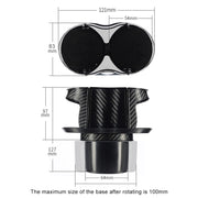 Portabevande portabicchieri regolabile con base per auto multifunzionale, 2 in 1 Drink Holder