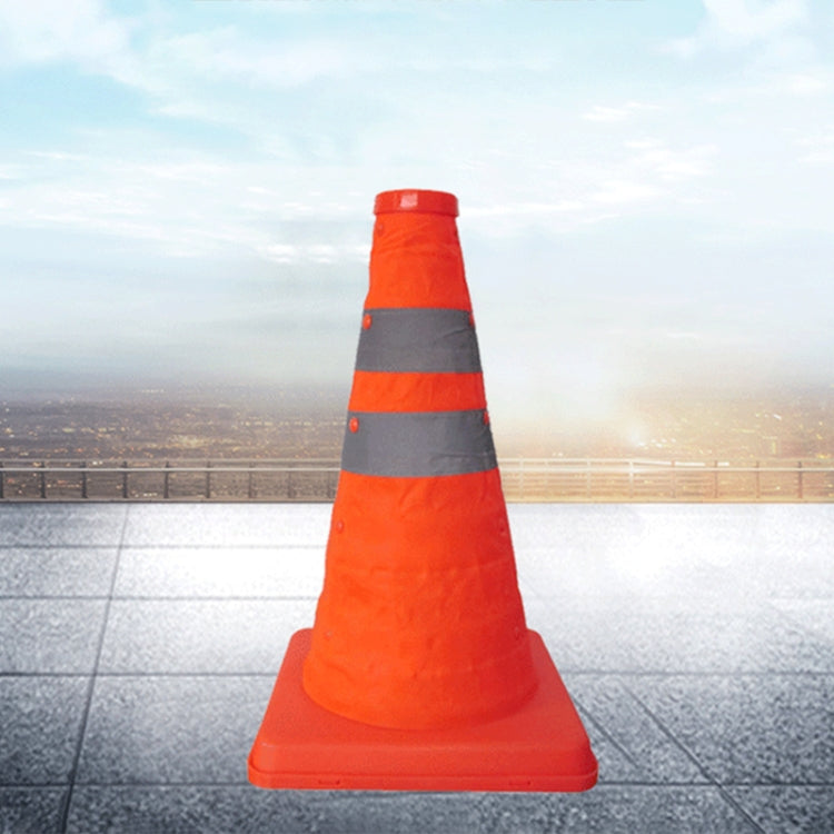 Sollevare coni stradali di sicurezza stradale con spia luminosa. Altezza: 30 cm, Height: 30cm