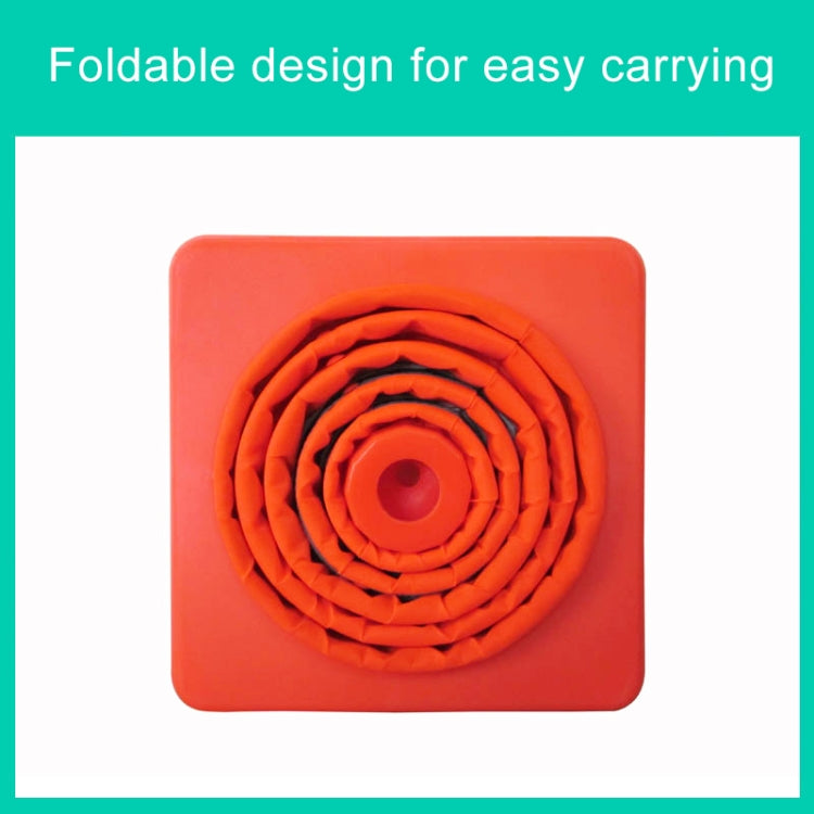 Sollevare coni stradali di sicurezza stradale con spia luminosa. Altezza: 30 cm, Height: 30cm