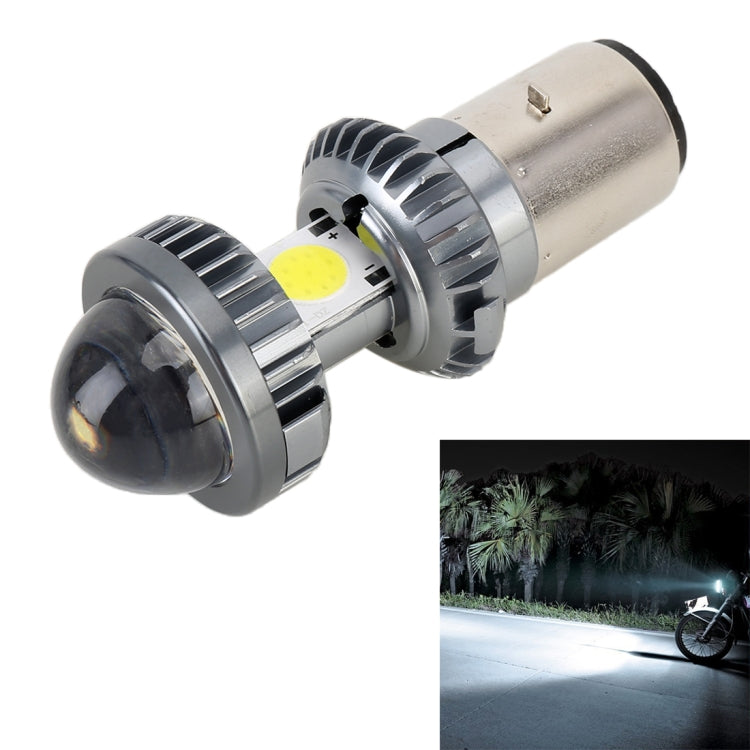 BA20D DC9-18V / 4,7W (H)2,2W(L) / 6000K / 500LM Faro LED per moto con perline lampada COB, BA20D