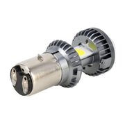 BA20D DC9-18V / 4,7W (H)2,2W(L) / 6000K / 500LM Faro LED per moto con perline lampada COB, BA20D