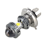 Faro LED per moto H4 DC9-18V / 4,7 W (H) 2,2 W (L) / 6000 K / 500 LM con perline lampada COB, H4
