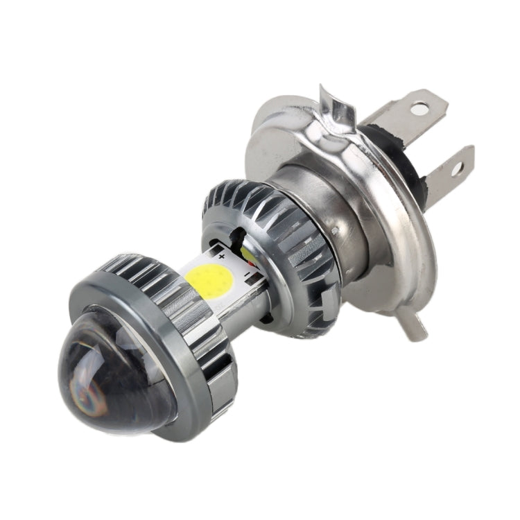 Faro LED per moto H4 DC9-18V / 4,7 W (H) 2,2 W (L) / 6000 K / 500 LM con perline lampada COB, H4