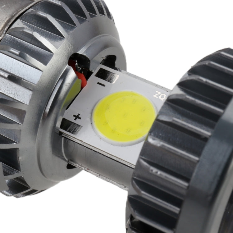 Faro LED per moto H4 DC9-18V / 4,7 W (H) 2,2 W (L) / 6000 K / 500 LM con perline lampada COB, H4