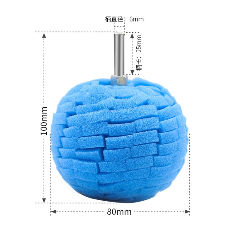 Set di dischi per lucidatura auto da 5 in 1 da 3 pollici Spugna per lucidatura ceretta per cerchioni, 5 in 1