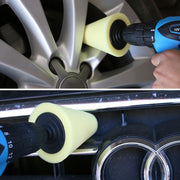 Set di dischi per lucidatura auto da 6 in 1 da 3 pollici Spugna per lucidatura ceretta per cerchioni, 6 in 1