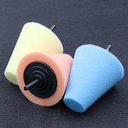 Set di dischi per lucidatura auto da 7 in 1 da 3 pollici Spugna per lucidatura ceretta per cerchioni, 7 in 1