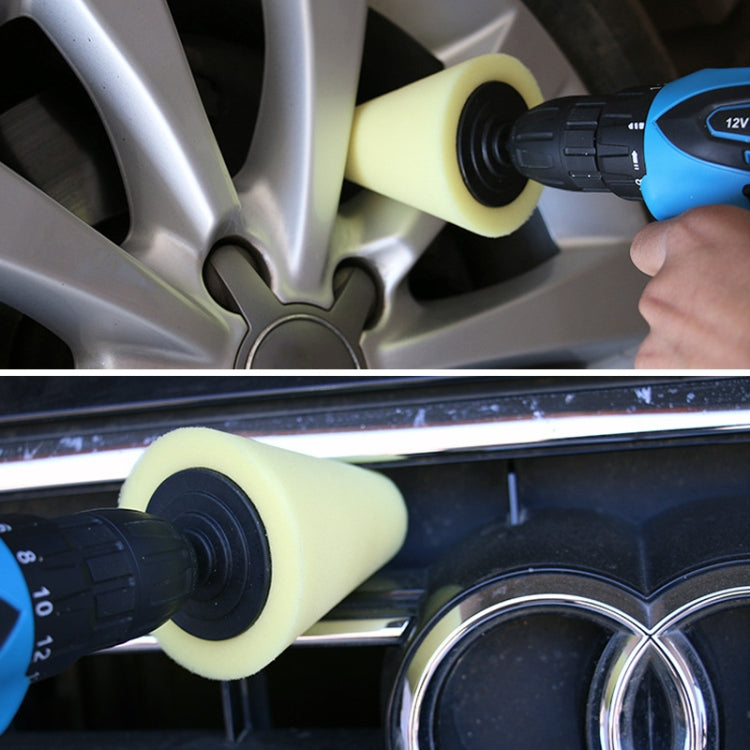 Set di dischi per lucidatura auto da 7 in 1 da 3 pollici Spugna per lucidatura ceretta per cerchioni, 7 in 1