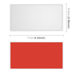 Specchio per trucco portatile per parasole per auto Specchio per trucco in acciaio inossidabile, dimensioni: 110 x 65 mm, 110 x 65mm