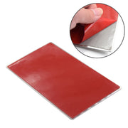 Specchio per trucco portatile per parasole per auto Specchio per trucco in acciaio inossidabile, dimensioni: 110 x 65 mm, 110 x 65mm