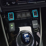 Caricabatterie per modifica interfaccia USB a ricarica rapida QC3.0 per auto per Toyota, fusibile per prendere energia, Fuse (Ice Blue Light), Fuse (Blue Light), Fuse (Green Light), Fuse (Orange Light), Fuse (Red Light)