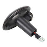 2 pezzi DC12V / 3W LED per auto lampeggiante dinamico luci laterali indicatore di direzione dell'acqua corrente per BMW Mini Cooper, luce ambrata, For BMW Mini Cooper (Black), For BMW Mini Cooper