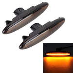 2 pezzi DC12V / 5W LED per auto lampeggiante dinamico luci laterali acqua corrente indicatore di direzione per Lexus, luce ambrata, For Lexus (Black), For Lexus